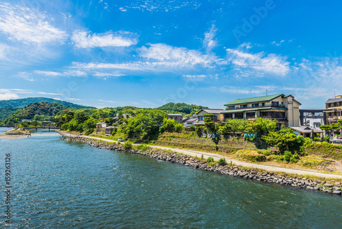 宇治川の風景 京都 日本