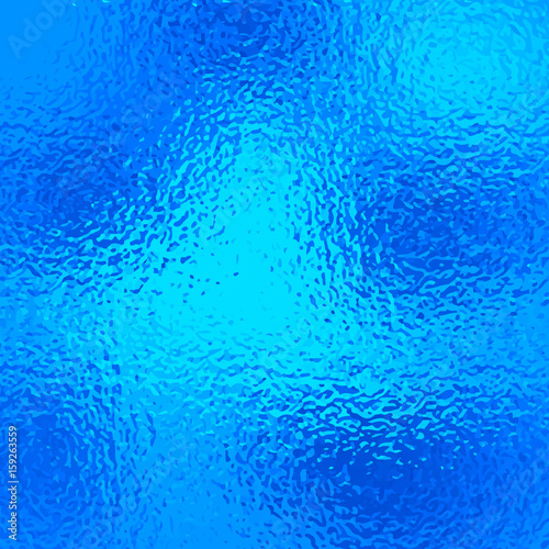 Vector blue background. Blue foil metallic texture. Trendy template for holiday designs, party, birthday, wedding, invitation, web, banner, card.