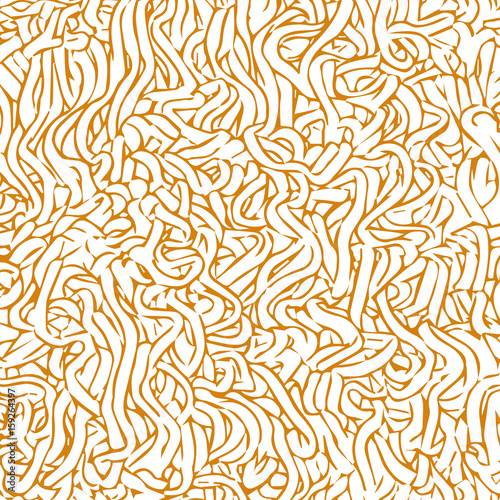 instant noodle texture pattern, sketch vector.