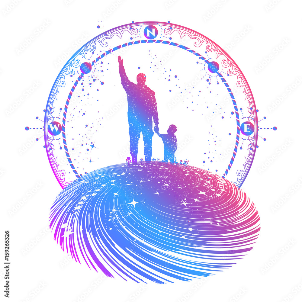 Family Silhouettes Stock Illustration - Download Image Now - In Silhouette,  Family, Child - iStock