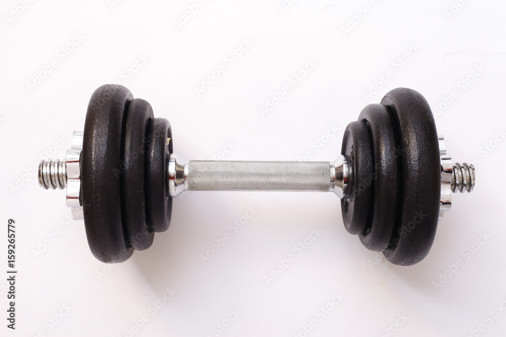weights on white background weights on white background