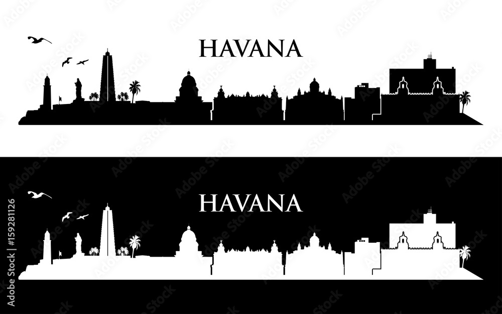 Havana skyline, Cuba