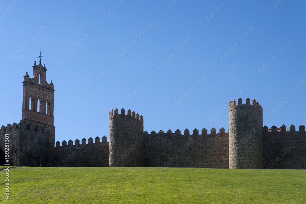 Muralla medieval de la ciudad de Ávila, España