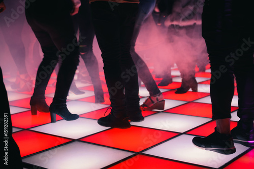 Red and White Lightup Dancefloor photo
