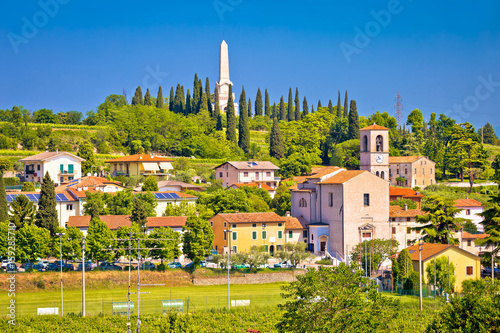 Village of Custoza idyllic landscape view