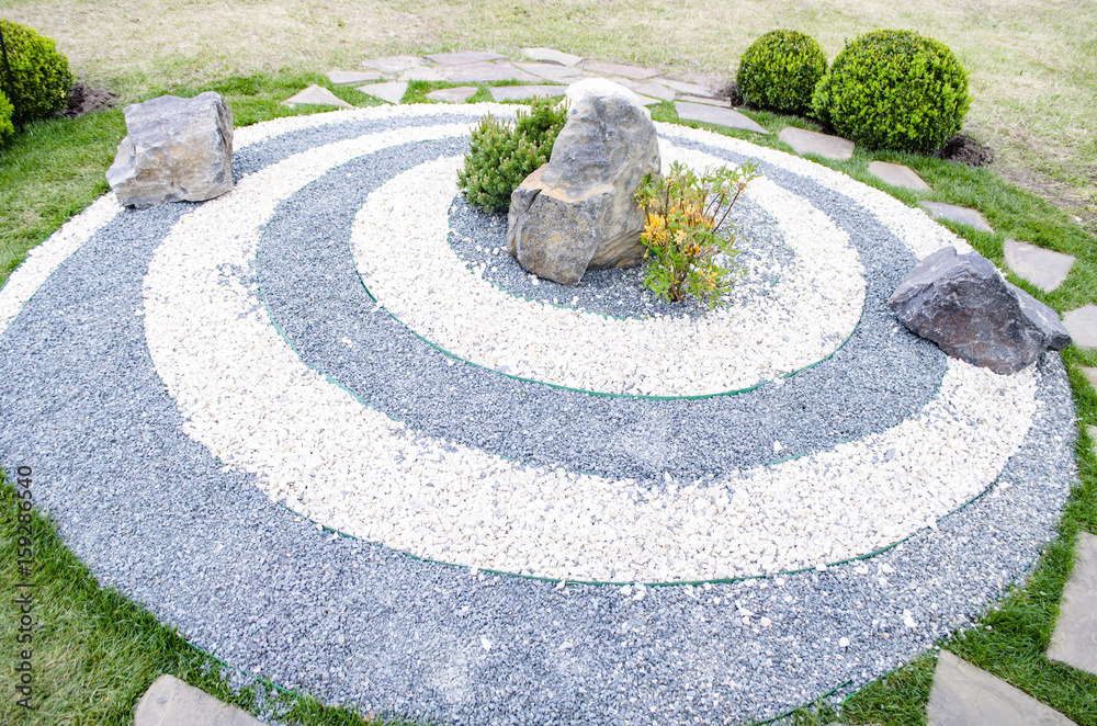 Spiral Stone Sidewalk or Walkway Spiral Stone Sidewalk or Walkway