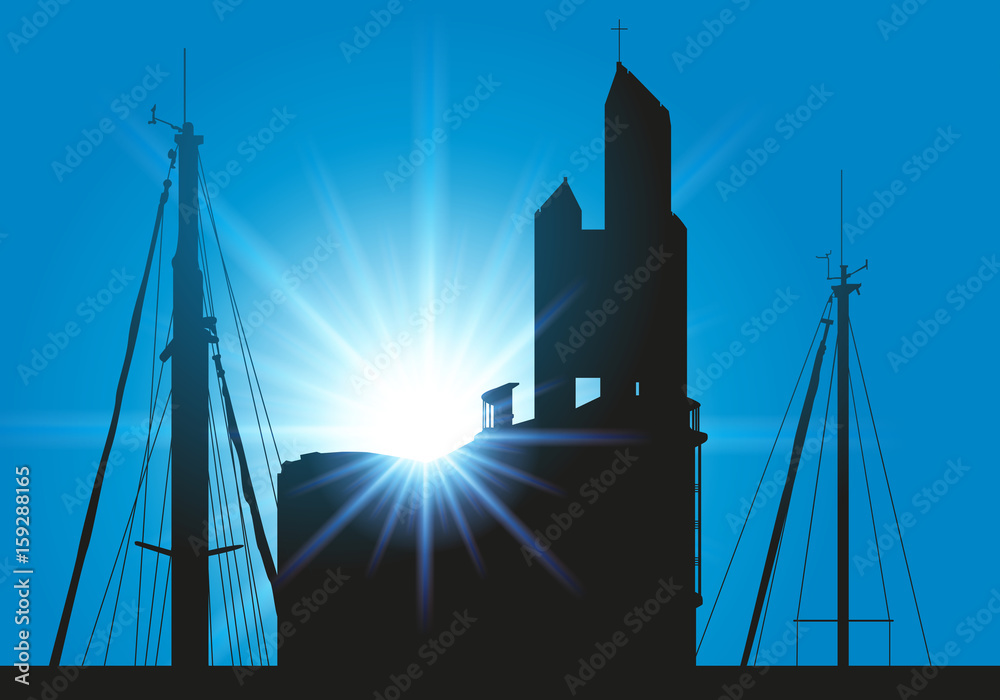 Obraz premium SITE Catherale Royan