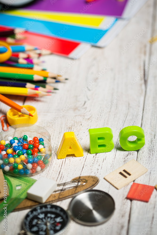 Obraz premium Items for children's creativity