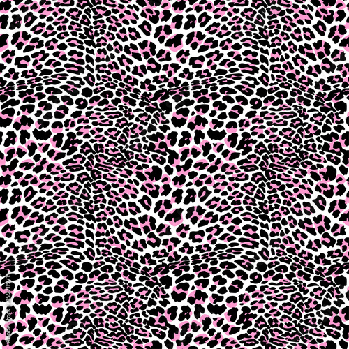 Fashion leopard exotic seamless pattern.