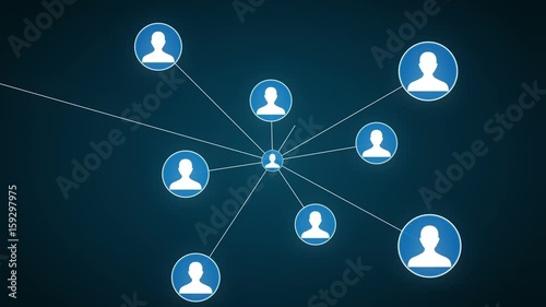 Human icon IoT technology connect global world map. dots makes world map, internet of things.