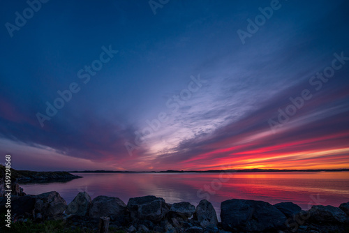 Norwegische Landschaft und Küsten