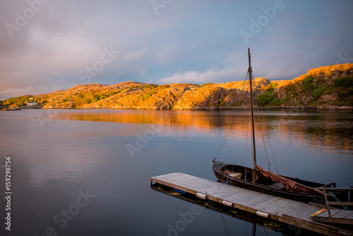 Norwegische Landschaft und Küsten