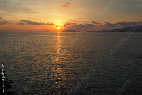 Sunset in Koh Li-pe, Thailand