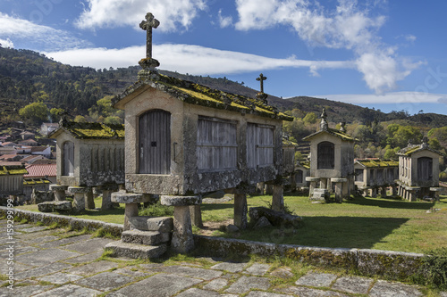 Old Granaries at Lindoso - Portugal photo