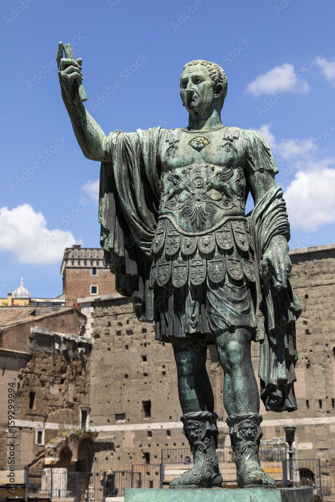 Naklejka premium Statue of Trajan - Roman Forum - Rome - Italy