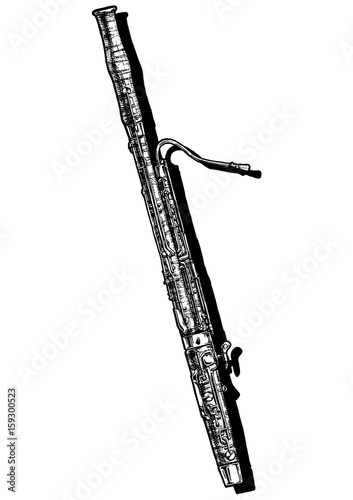 illustration of bassoon