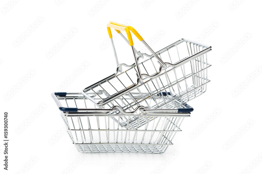 Shopping basket isolated on white background Shopping basket isolated on white background