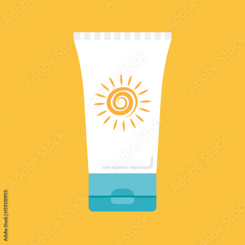 sunscreen vector icon