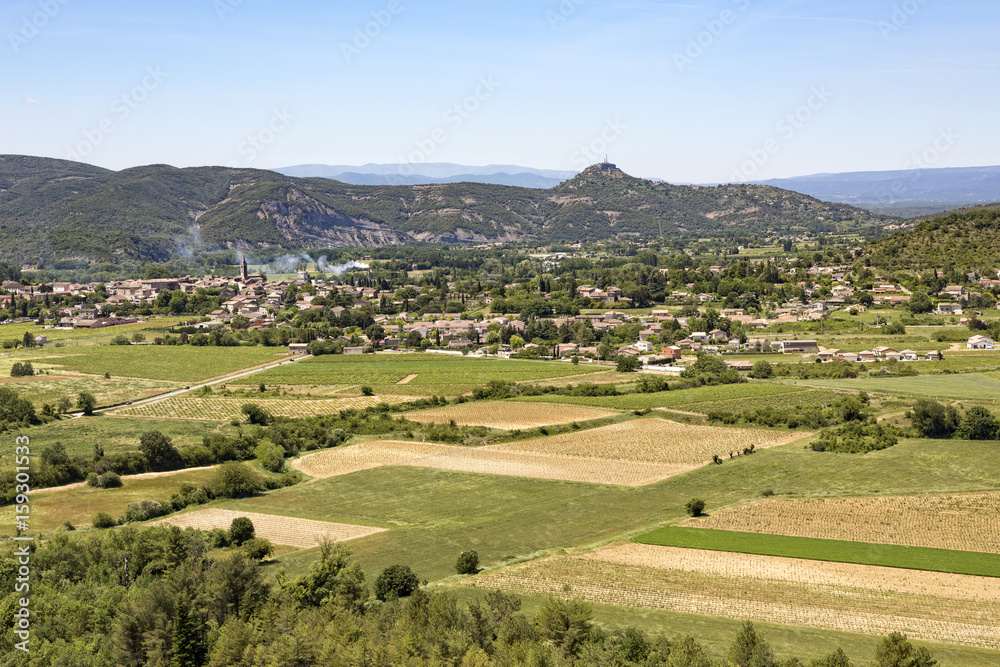 Landschaft in der Ardeche, Südfrankreich