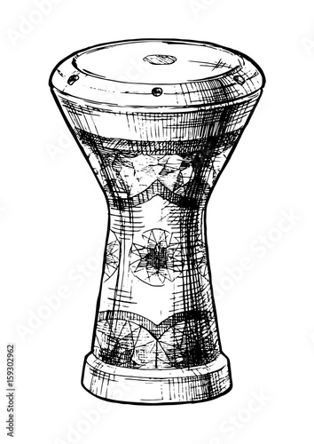 illustration of egyptian tabla