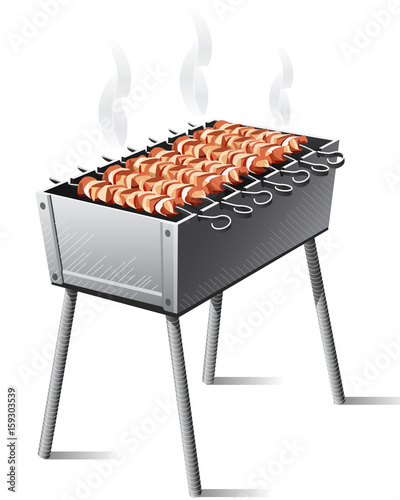 Rectangular brazier