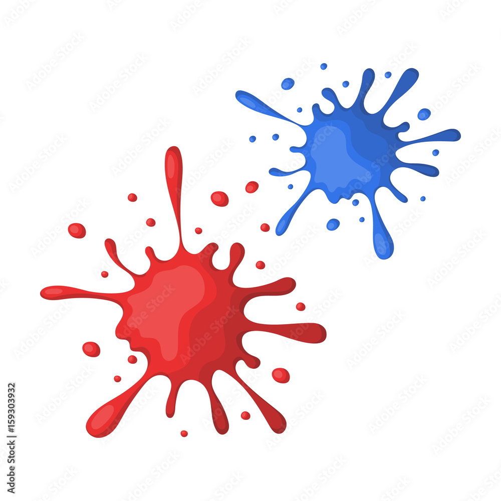 Drops, spray paint.Paintball single icon in cartoon style vector symbol stock illustration .
