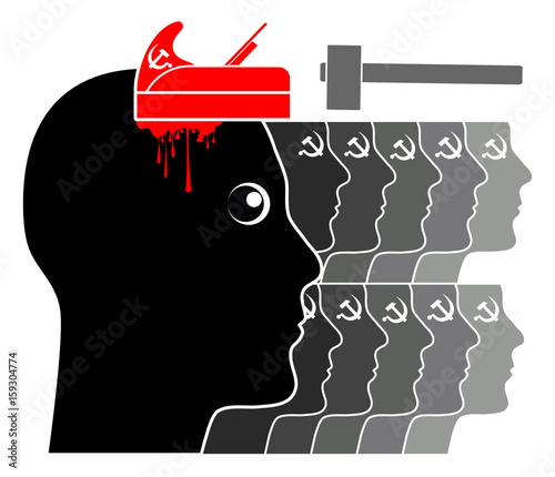 Communism and Equality. People in communistic political systems turn into slaves