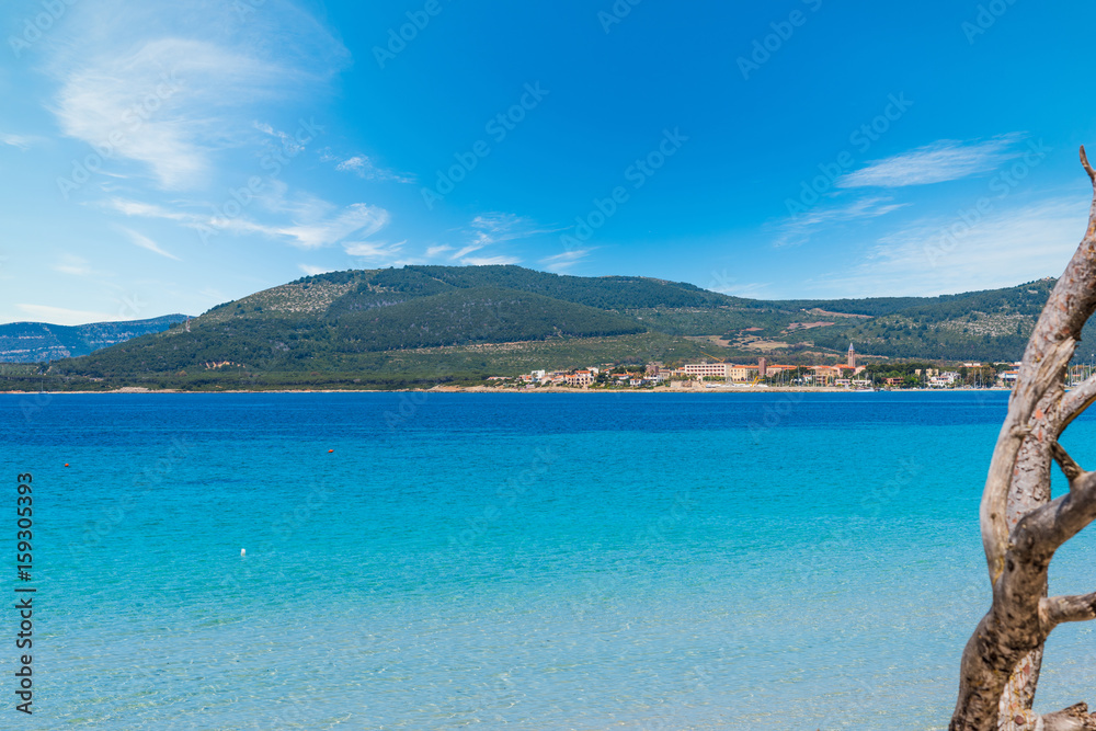 Blue sea in Alghero