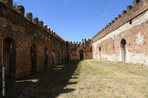 Castles Ruins in Gondar  Ethiopia