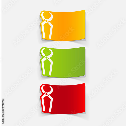 realistic design element: nippers