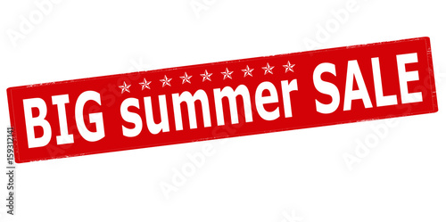 Big summer sale