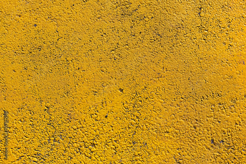Old yellow concrete background