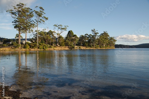 Seaside bay in Tasmania