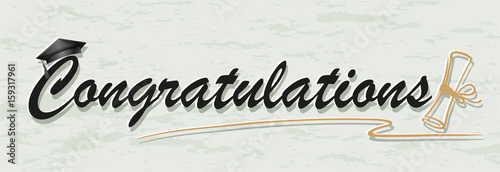 Poster design for congratulations day