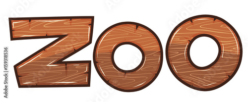 Font design for word zoo