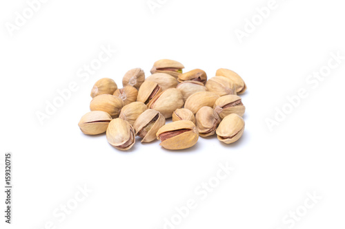 Pistachio nut isolated on white background
