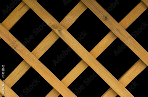 Wooden Planks on a black background