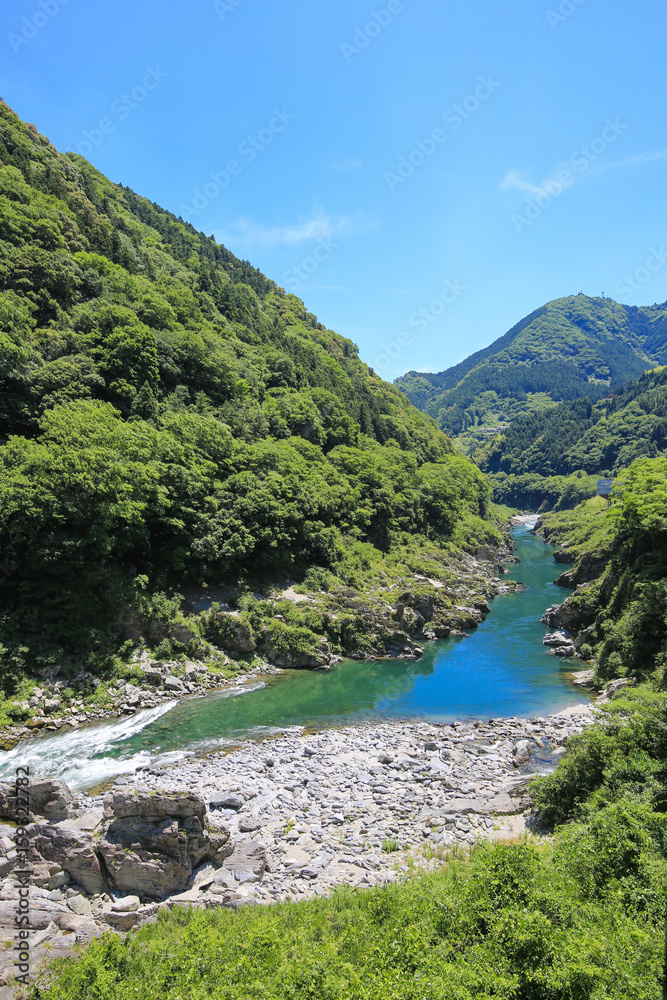 徳島県三好市　大歩危峡