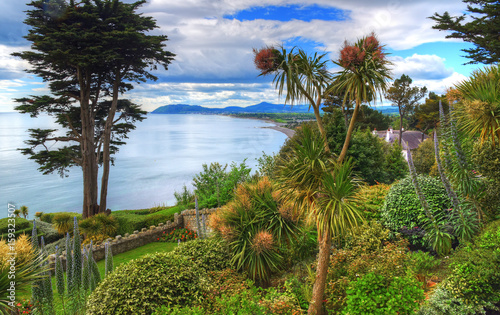 Photography The view from Killiney Hill in Dublin, Ireland.