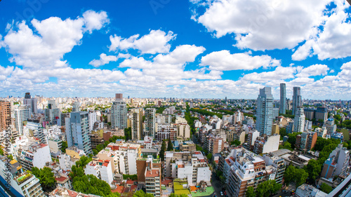 View of the skyline of Buenos Aires on a sunny day © Spectral-Design