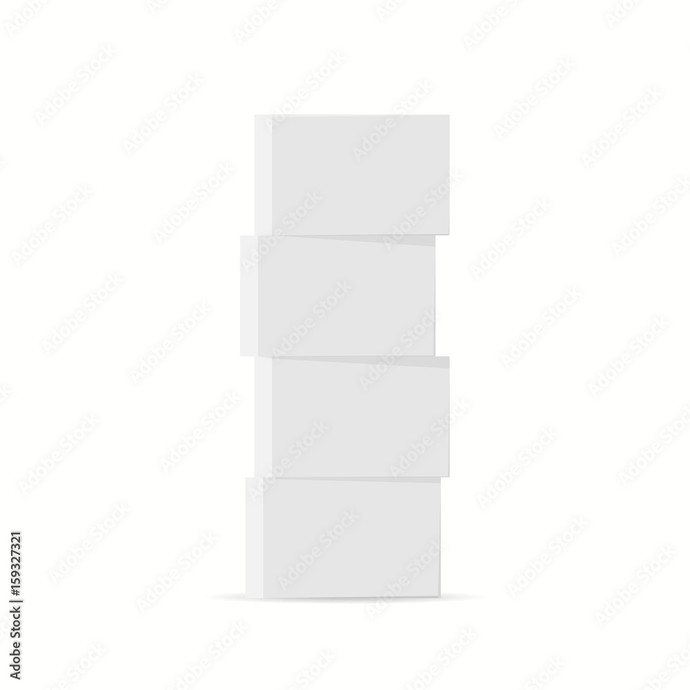 Pile of white cardboard boxes Pile of white cardboard boxes