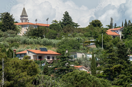 beautiful landscape Strugnano Slovenia photo