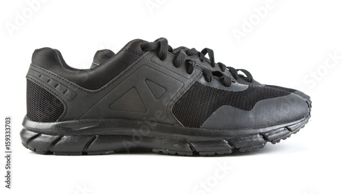 Black sports shoes