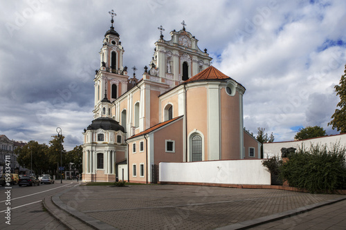 Church in in Vilnius, Lithuania