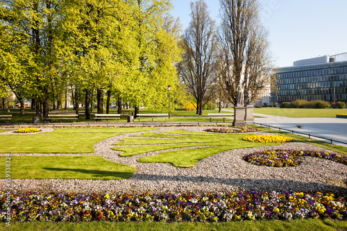 Tableau sur toile The Saxon Garden in Warsaw