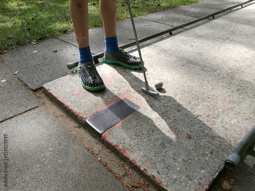 Minigolf spielen