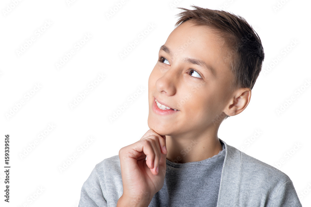 studio portrait of teenage boy studio portrait of teenage boy