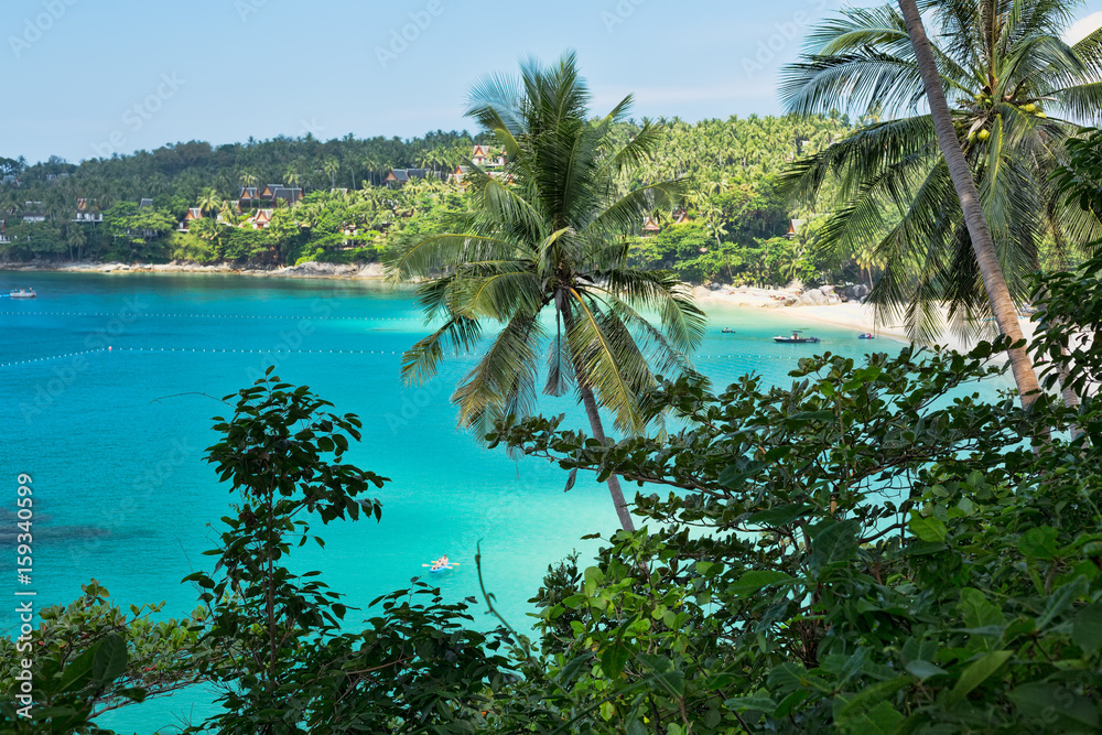 Landscape, view of tropical lagoon