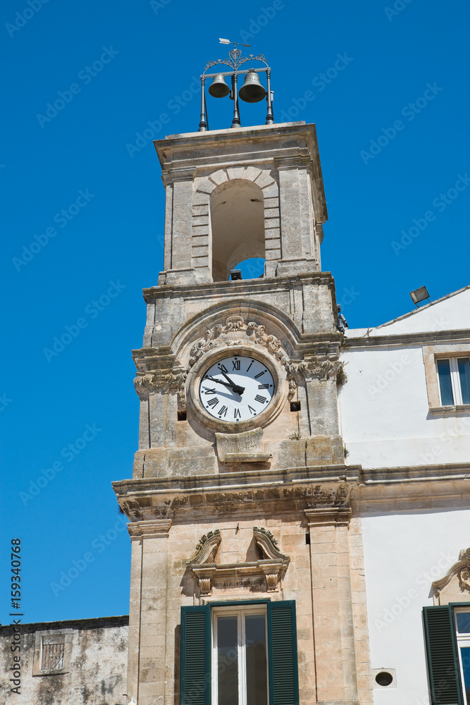 Clocktower. Martina Franca. Puglia. Italy. 