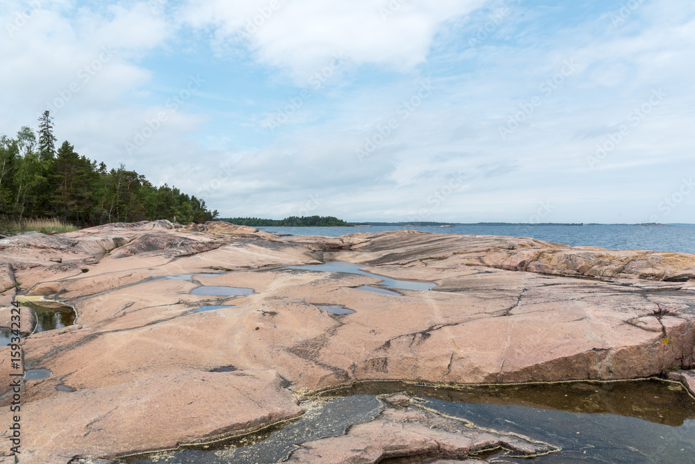 Steinformationen - Schwedens Steinküste Halbinsel Gränsö Västervik